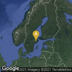 Overview map of Östermalm, Stockholm, Stockholms län, Sweden