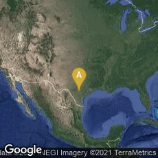 Overview map of San Antonio, Texas, United States