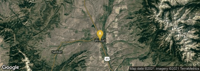 Detail map of Wilsall, Montana, United States