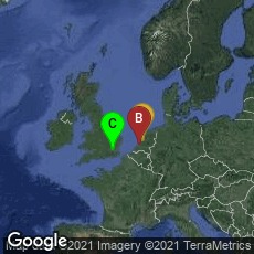 Overview map of Amsterdam-Centrum, Amsterdam, Noord-Holland, Netherlands,Centrum, Den Haag, Zuid-Holland, Netherlands,London, England, United Kingdom