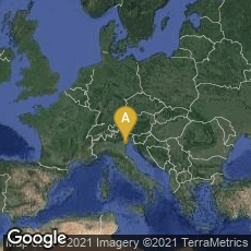 Overview map of Venezia, Italy