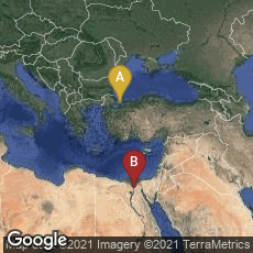 Overview map of İstanbul, Turkey,Cairo Governorate, Egypt