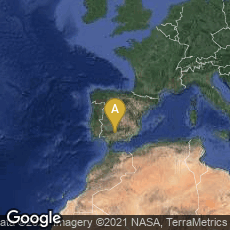 Overview map of Córdoba, Andalucía, Spain