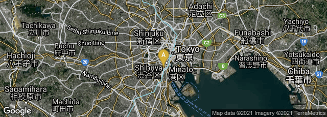 Detail map of 15, 2 Chome, Mita, Minato City, Tokyo, Japan