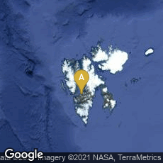 Overview map of Longyearbyen, Svalbard, Svalbard and Jan Mayen