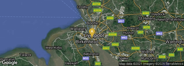 Detail map of United Kingdom