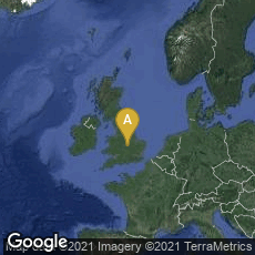 Overview map of Rugby, England, United Kingdom