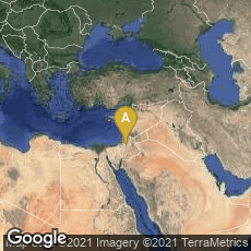 Overview map of Jordan