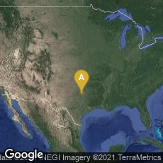 Overview map of Fort Worth, Texas, United States
