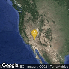 Overview map of Las Vegas, Nevada, United States