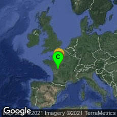 Overview map of Tours, Centre-Val de Loire, France,Vouneuil-sur-Vienne, Nouvelle-Aquitaine, France,Poitiers, Nouvelle-Aquitaine, France