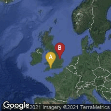 Overview map of Lyme Regis, England, United Kingdom,King