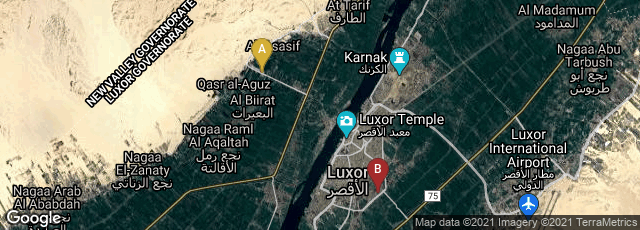 Detail map of Luxor Governorate, Egypt,Luxor Governorate, Egypt