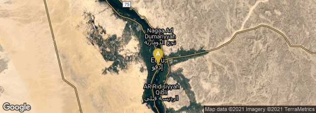 Detail map of Aswan Governorate, Egypt