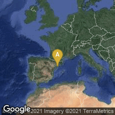 Overview map of Tarragona, Catalunya, Spain
