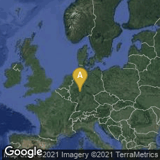 Overview map of Marburg, Hessen, Germany