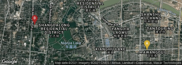 Detail map of Furong Qu, Changsha Shi, Hunan Sheng, China,Kaifu Qu, Changsha Shi, Hunan Sheng, China