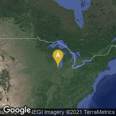 Overview map of Arlington Heights, Illinois, United States