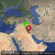 Overview map of Al-Qādisiyyah Governorate, Iraq,Dhi Qar Governorate, Iraq,Babylon Governorate, Iraq