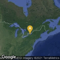 Overview map of Rochester, New York, United States