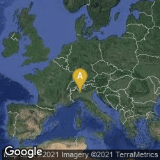 Overview map of Monza, Lombardia, Italy