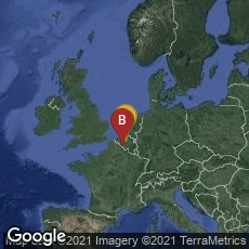 Overview map of Brussel, Brussels Hoofdstedelijk Gewest, Belgium,Mons, Wallonie, Belgium