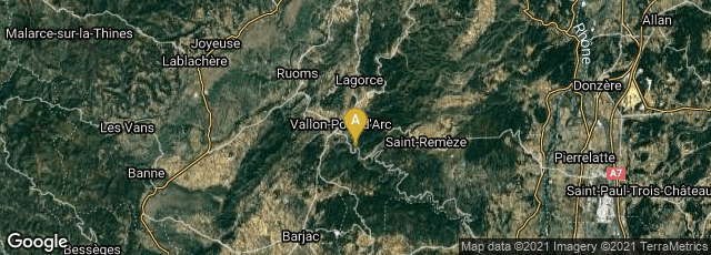 Detail map of Vallon-Pont-d