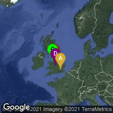 Overview map of London, England, United Kingdom,Manchester, England, United Kingdom,United Kingdom,Birmingham, England, United Kingdom
