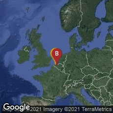 Overview map of Brugge, Vlaanderen, Belgium,Gent, Vlaanderen, Belgium