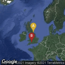 Overview map of Chester-le-Street, England, United Kingdom,Glastonbury, England, United Kingdom