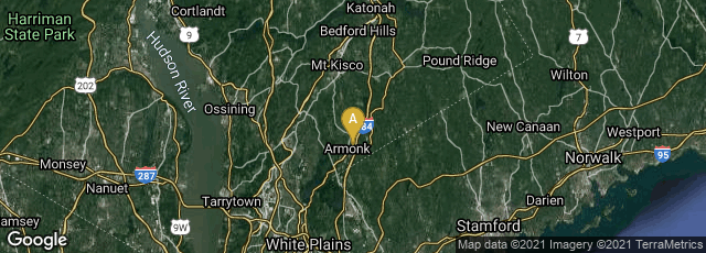 Detail map of Armonk, New York, United States