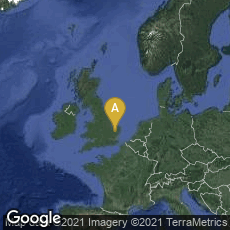 Overview map of The Great Churchyard, Bury Saint Edmunds, England, United Kingdom