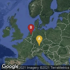 Overview map of Augsburg-Innenstadt, Augsburg, Bayern, Germany,Zwolle, Overijssel, Netherlands