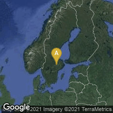 Overview map of Västerås, Västmanlands län, Sweden