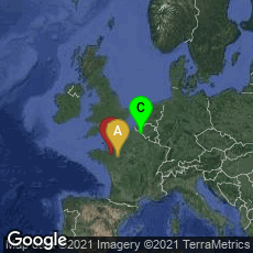 Overview map of Brulon, Pays de la Loire, France,Parce, Bretagne, France,Condé-sur-l