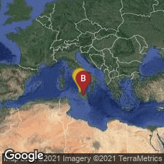 Overview map of Palermo, Sicilia, Italy,Enna, Sicilia, Italy