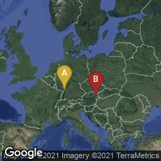 Overview map of Speyer, Rheinland-Pfalz, Germany,Innere Stadt, Wien, Wien, Austria