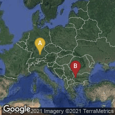 Overview map of Augsburg-Innenstadt, Augsburg, Bayern, Germany,Sofia, Sofia City Province, Bulgaria