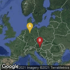 Overview map of Linden-Limmer, Hannover, Niedersachsen, Germany,Gries, Graz, Steiermark, Austria