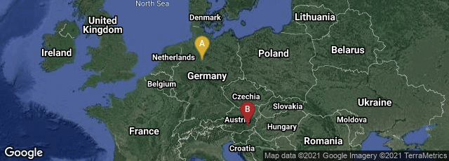 Detail map of Linden-Limmer, Hannover, Niedersachsen, Germany,Gries, Graz, Steiermark, Austria