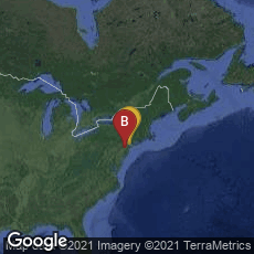 Overview map of Brooklyn, New York, United States,Princeton, New Jersey, United States