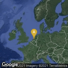 Overview map of Gouda, Zuid-Holland, Netherlands