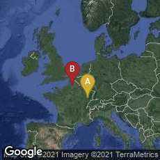 Overview map of Luxeuil-les-Bains, Bourgogne-Franche-Comté, France,Corbie, Hauts-de-France, France