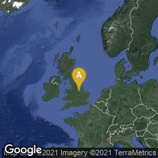 Overview map of Calverton, Nottingham, England, United Kingdom