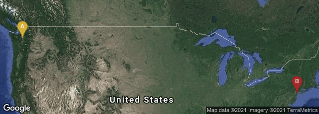 Detail map of Seattle, Washington, United States,Brooklyn, New York, United States