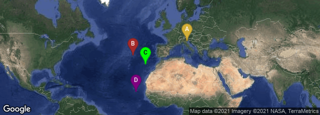 Portugal Map and Satellite Image - GIS Geography