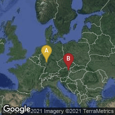 Overview map of Innenstadt I, Frankfurt am Main, Hessen, Germany,Innere Stadt, Wien, Wien, Austria