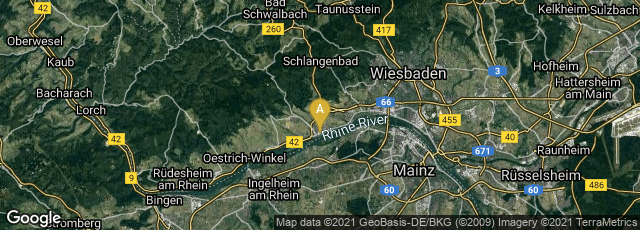 Detail map of Eltville am Rhein, Hessen, Germany