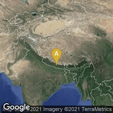 Overview map of काठमाडौँ, नयाँ बानेश्वर, मध्यमाञ्चल, Nepal