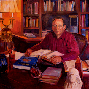 Jeremy Norman in 2008. Oil painting by Kathleen Lack.